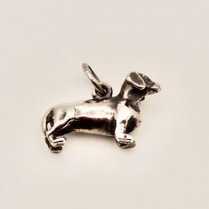 NEW James Avery Sterling Silver Dachshund Charm Pendant 925 Dog Charm Hallmarked
